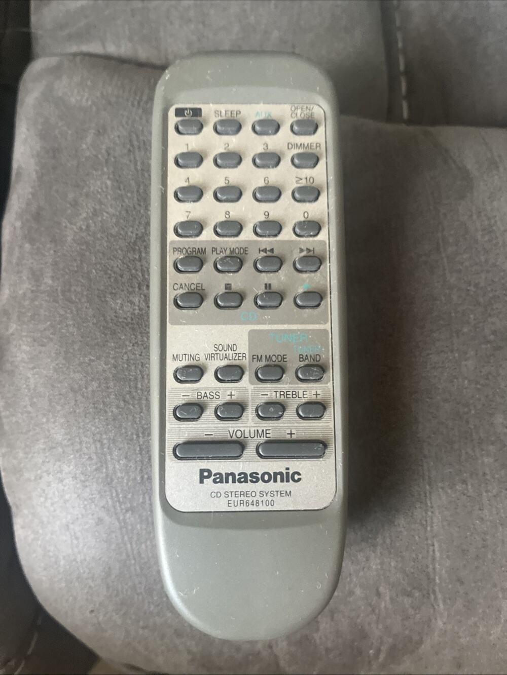 Genuine Panasonic Remote Control EUR648100
